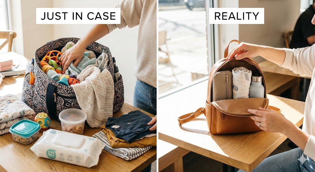 Minimalist Diaper Bag Style