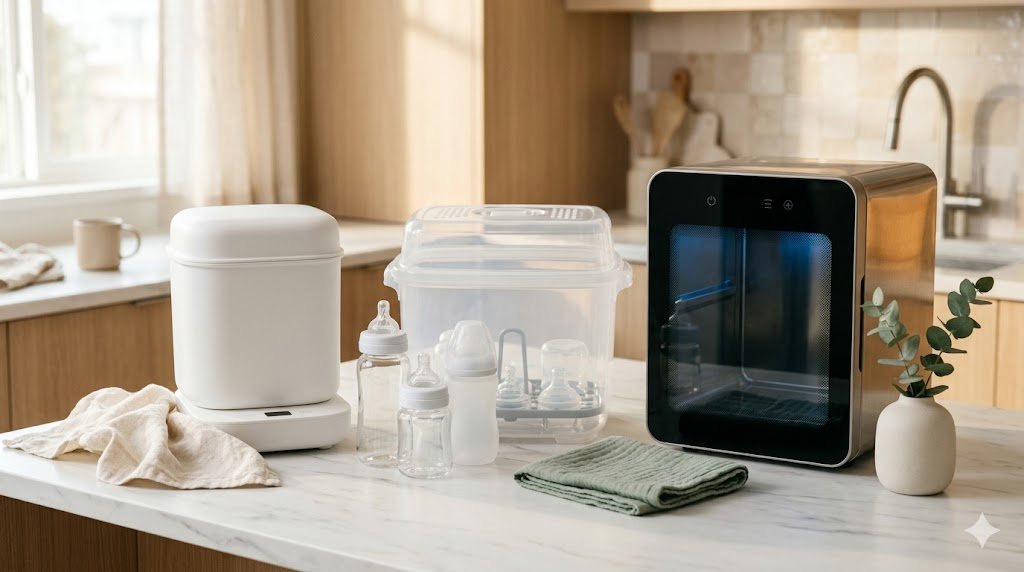 Best Baby Bottle Sterilizers 2026 — Steam, UV and Microwave Compared
