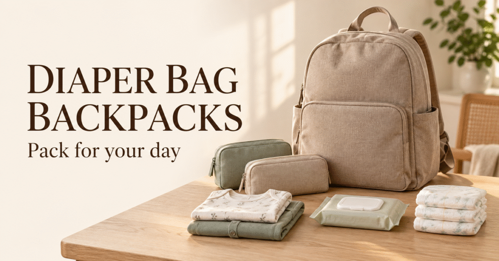 Diaper Bag Backpacks: 3 Picks for Different Packing Styles